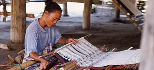 織りにまつわる亜細亜写真