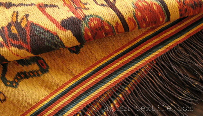 スンバ島イカットのエンドボーダー